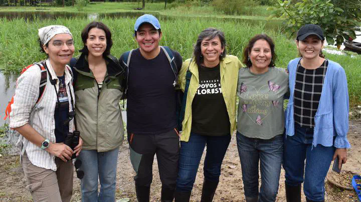 Amazon team:Liliana Davalos, Juan Pablo Iñamagua & Ane Alencar