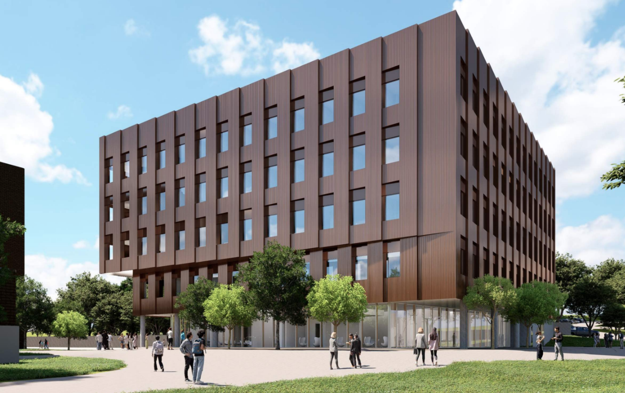 Rendering of the new College of Business Building