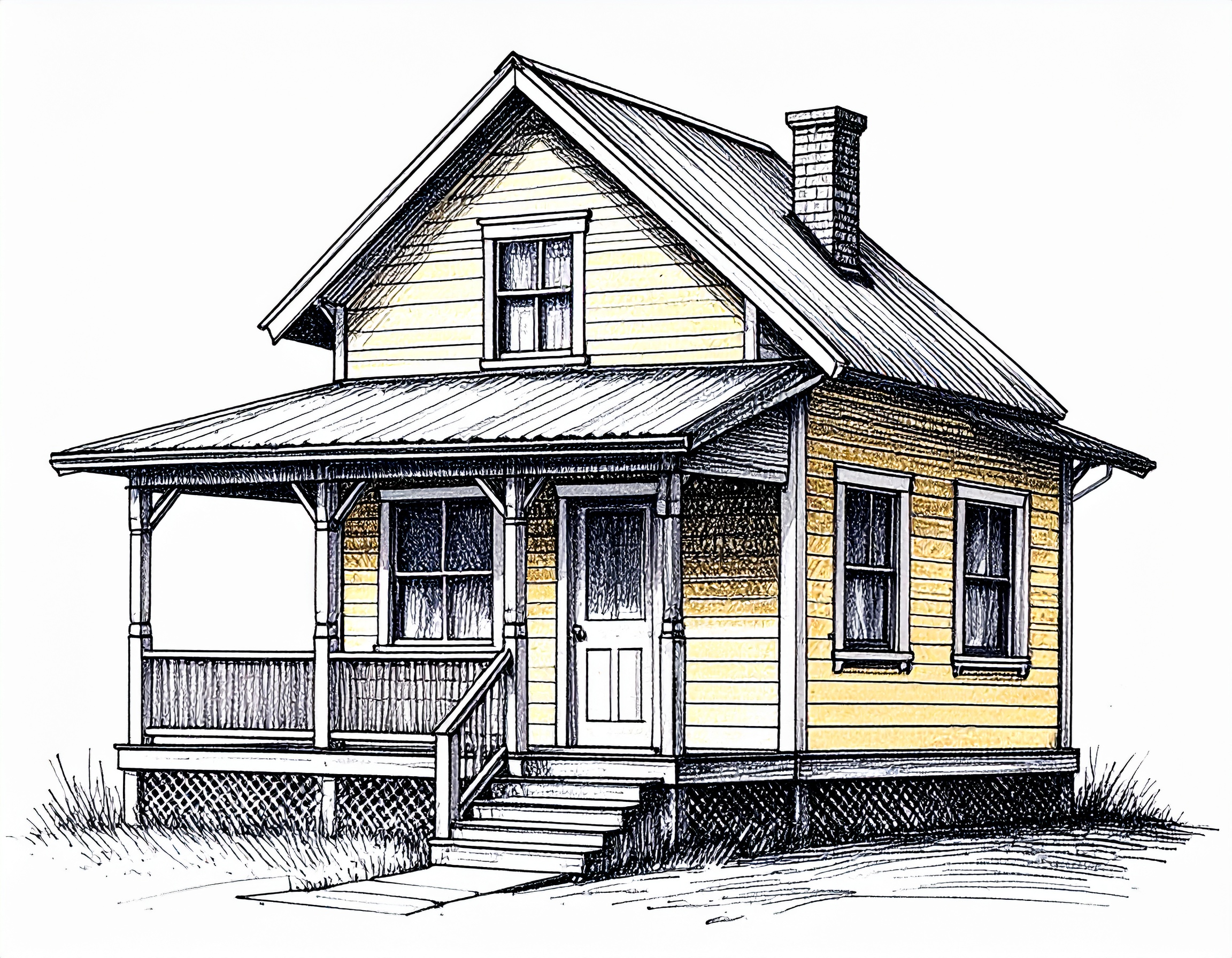 house with porch