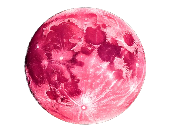 pink tinted Moon