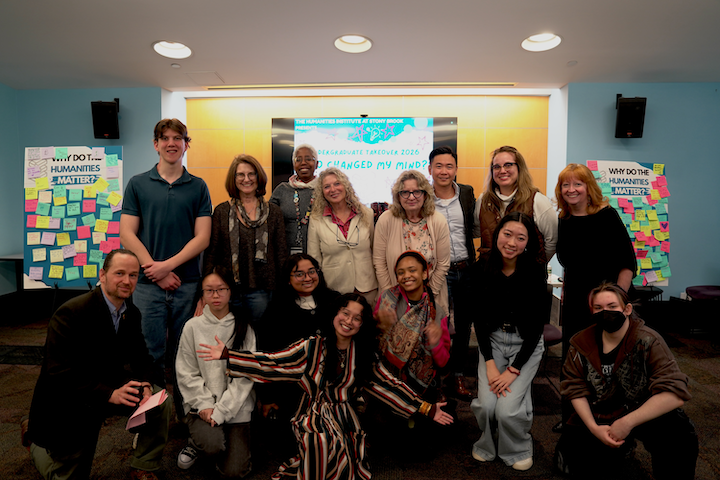 Group photo of HISB interns and SBU faculty